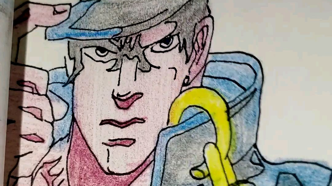 【JOJO手翻书】jojo第三部op手翻书动画